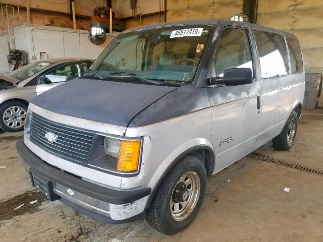 1G8DM15Z2GB179671 - 1986 CHEVROLET ASTRO SILVER photo 2