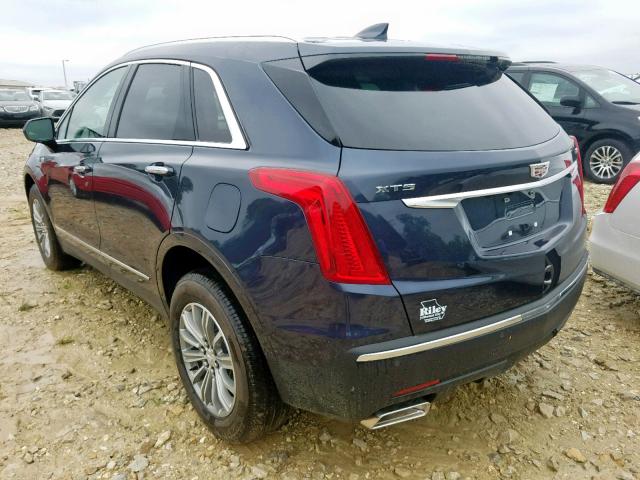 1GYKNCRS6KZ164085 - 2019 CADILLAC XT5 LUXURY BLUE photo 3