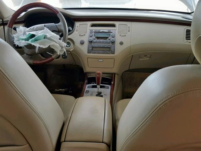 KMHFC46F76A092677 - 2006 HYUNDAI AZERA SE BLUE photo 9