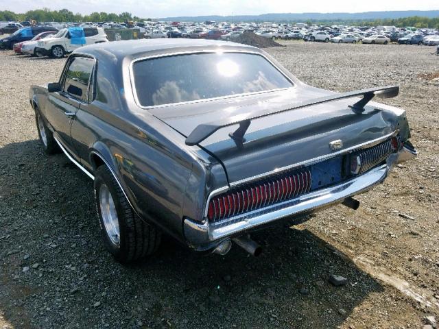 7F91C583982 - 1967 MERCURY COUGAR GRAY photo 3