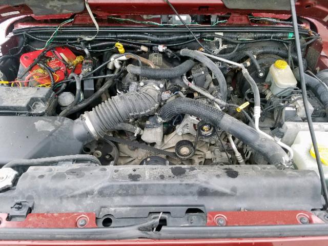 1J4GA59157L217504 - 2007 JEEP WRANGLER S MAROON photo 7