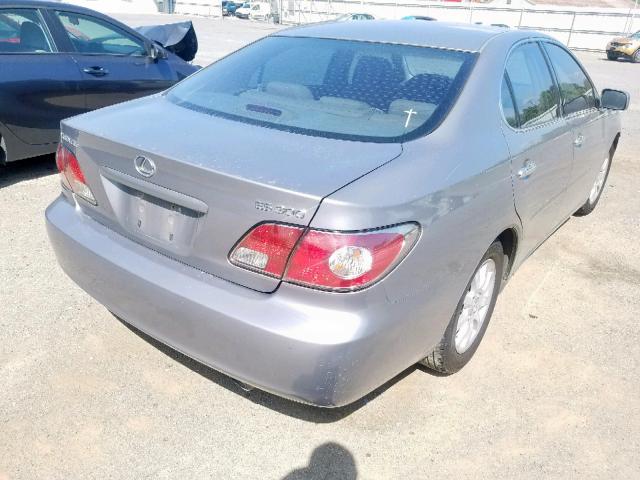 JTHBF30G730092622 - 2003 LEXUS ES 300 GREEN photo 4