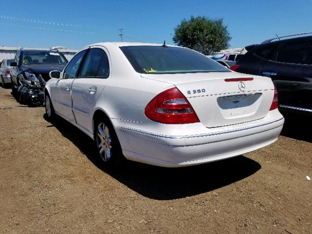 WDBUF56J96A823010 - 2006 MERCEDES-BENZ E 350 WHITE photo 3