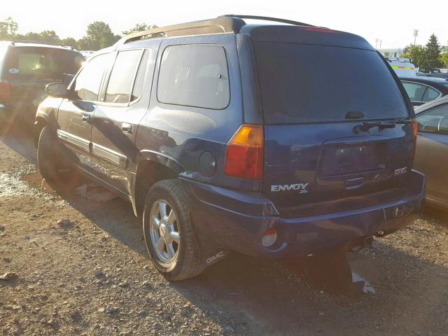 1GKET16S746229875 - 2004 GMC ENVOY XL BLUE photo 3