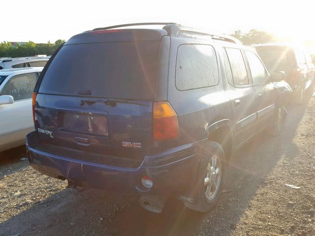 1GKET16S746229875 - 2004 GMC ENVOY XL BLUE photo 4