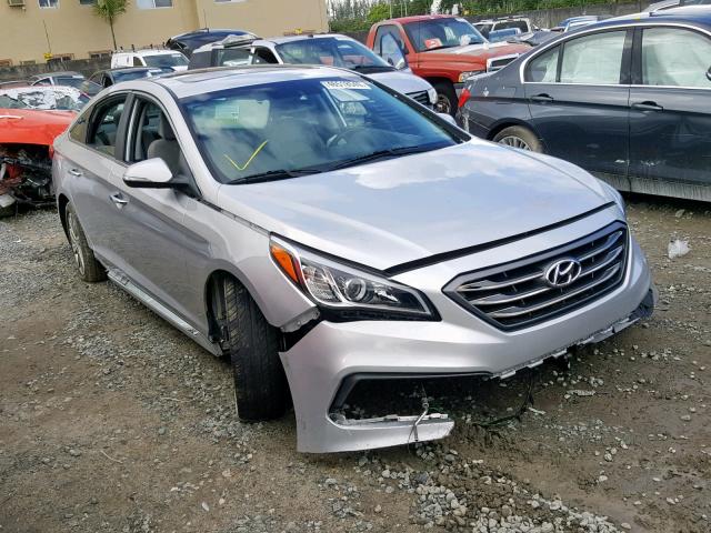 5NPE34AF9HH583724 - 2017 HYUNDAI SONATA SPO SILVER photo 1