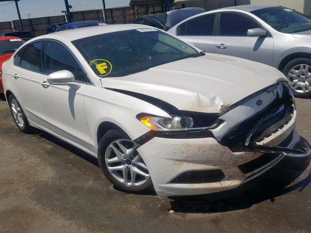 3FA6P0HD6FR139075 - 2015 FORD FUSION SE WHITE photo 1