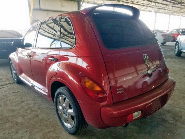 3C4FY58824T217276 - 2004 CHRYSLER PT CRUISER BURGUNDY photo 3