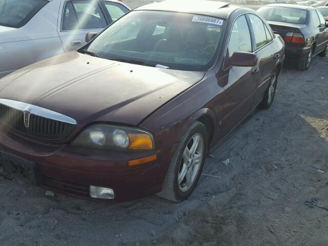 1LNHM87A2YY872760 - 2000 LINCOLN LS MAROON photo 2