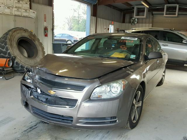 1G1ZC5E08CF105643 - 2012 CHEVROLET MALIBU 1LT BEIGE photo 2