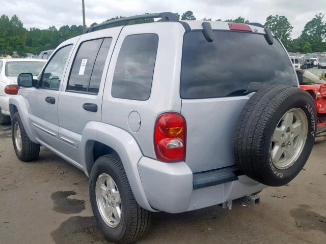 1J4GK58K42W136024 - 2002 JEEP LIBERTY LI SILVER photo 3