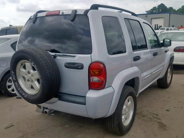 1J4GK58K42W136024 - 2002 JEEP LIBERTY LI SILVER photo 4