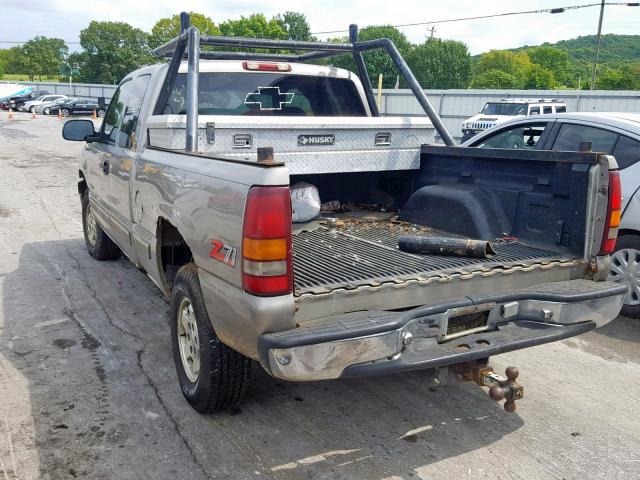 1GCEK19T5XE232237 - 1999 CHEVROLET SILVERADO TAN photo 3