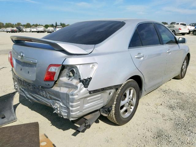 4T4BE46K58R036928 - 2008 TOYOTA CAMRY CE SILVER photo 4