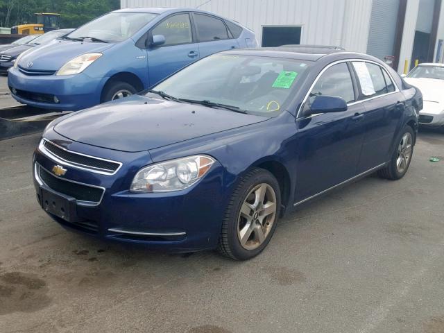 1G1ZC5EB3AF178711 - 2010 CHEVROLET MALIBU 1LT 蓝色 照片 2