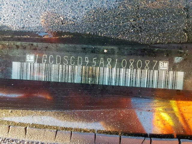 1GCDSCD95A8108087 - 2010 CHEVROLET COLORADO L GRAY photo 10