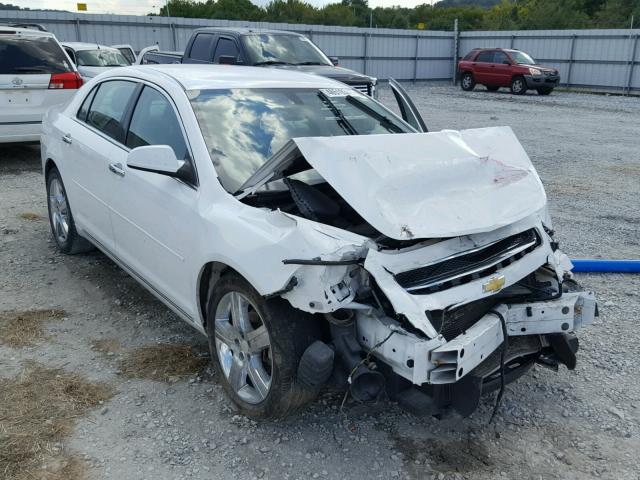 1G1ZC5E05CF318453 - 2012 CHEVROLET MALIBU 1LT WHITE photo 1