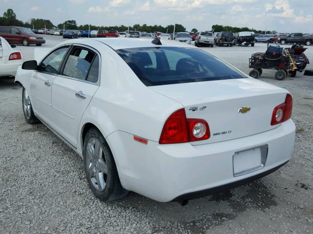 1G1ZC5E05CF318453 - 2012 CHEVROLET MALIBU 1LT WHITE photo 3
