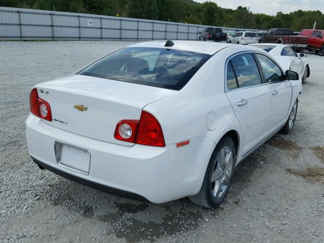 1G1ZC5E05CF318453 - 2012 CHEVROLET MALIBU 1LT WHITE photo 4