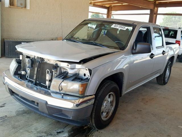 1GCCS13E678208495 - 2007 CHEVROLET COLORADO SILVER photo 2