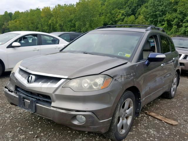 5J8TB18558A003125 - 2008 ACURA RDX TECHNO TAN photo 2