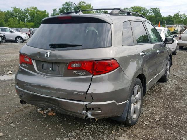 5J8TB18558A003125 - 2008 ACURA RDX TECHNO TAN photo 4