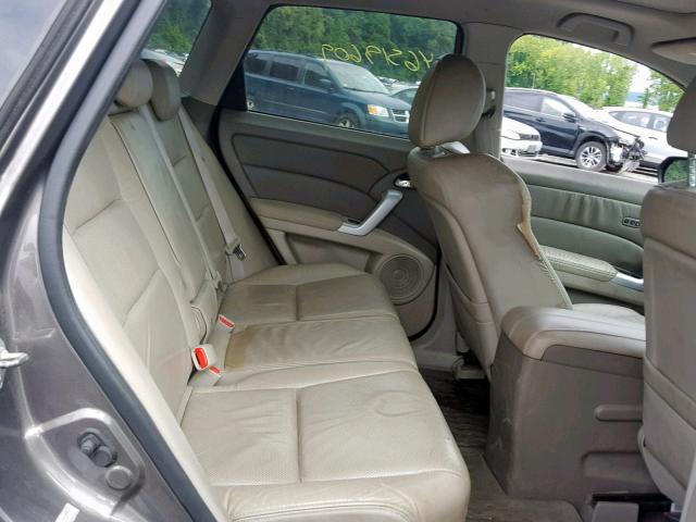 5J8TB18558A003125 - 2008 ACURA RDX TECHNO TAN photo 6