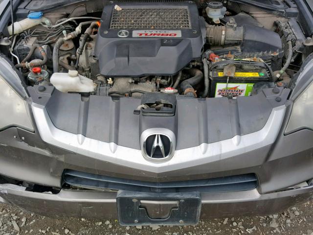 5J8TB18558A003125 - 2008 ACURA RDX TECHNO TAN photo 7