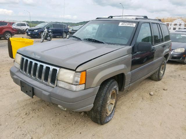 1J4GZ58Y4WC115438 - 1998 JEEP GRAND CHER GOLD photo 2