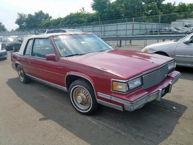 1G6CD1157J4202025 - 1988 CADILLAC DEVILLE RED photo 1