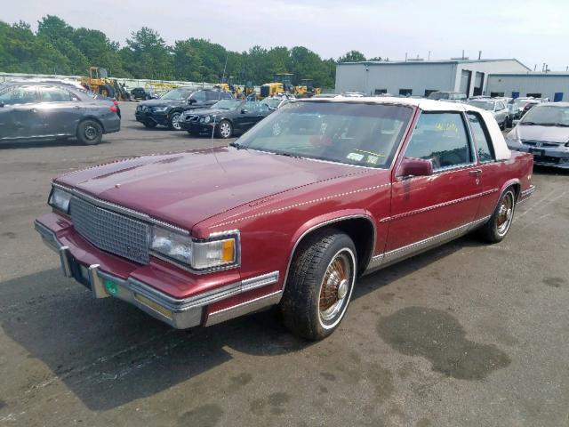 1G6CD1157J4202025 - 1988 CADILLAC DEVILLE RED photo 2