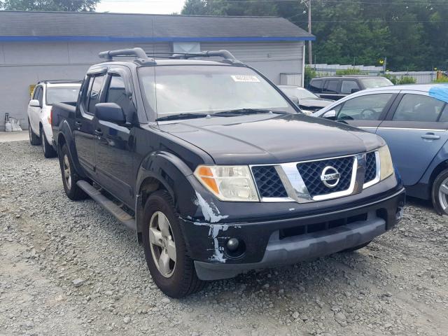 1N6AD07W65C415765 - 2005 NISSAN FRONTIER C BLACK photo 1