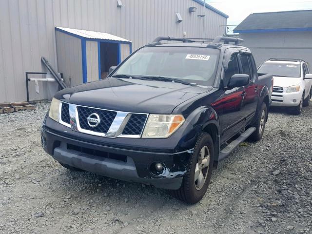 1N6AD07W65C415765 - 2005 NISSAN FRONTIER C BLACK photo 2