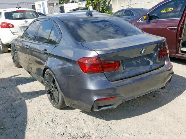 WBS3C9C53FP803622 - 2015 BMW M3 GRAY photo 3