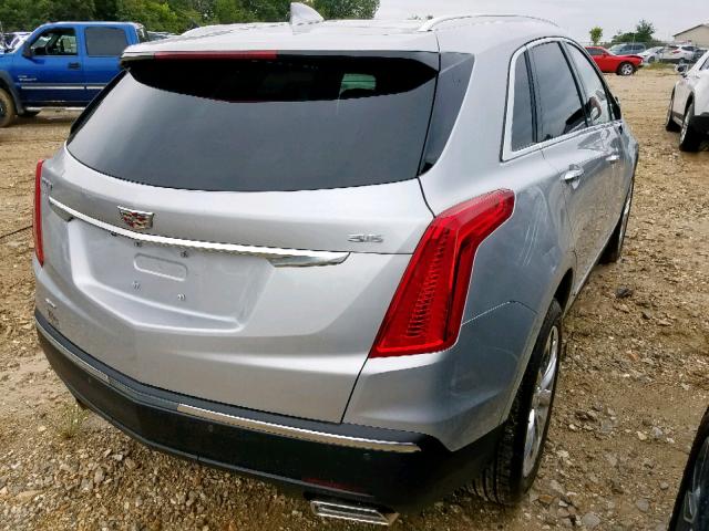 1GYKNDRS8KZ172940 - 2019 CADILLAC XT5 LUXURY SILVER photo 4