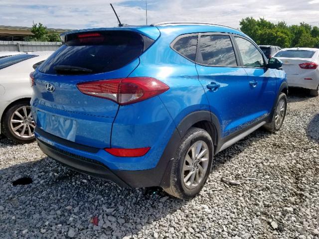 KM8J33A48HU415274 - 2017 HYUNDAI TUCSON LIM BLUE photo 4