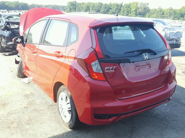 3HGGK5H40KM700891 - 2019 HONDA FIT LX RED photo 3