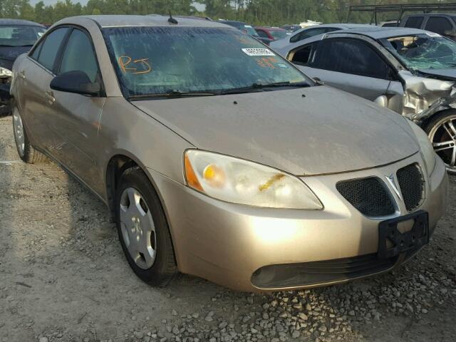 1G2ZF57B684119111 - 2008 PONTIAC G6 VALUE L GOLD photo 1