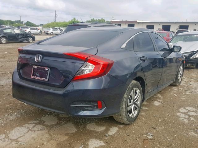 19XFC2F58GE067334 - 2016 HONDA CIVIC LX GRAY photo 4