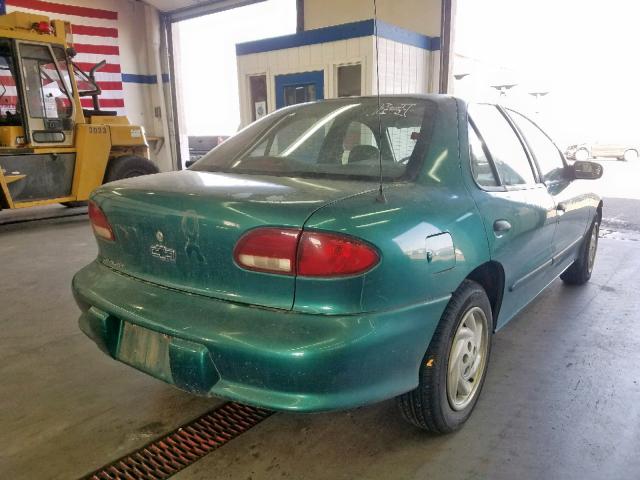 1G1JC5241X7304005 - 1999 CHEVROLET CAVALIER GREEN photo 4