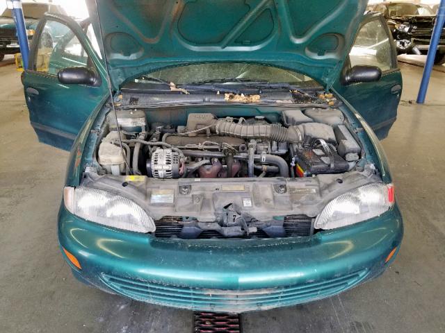 1G1JC5241X7304005 - 1999 CHEVROLET CAVALIER GREEN photo 7