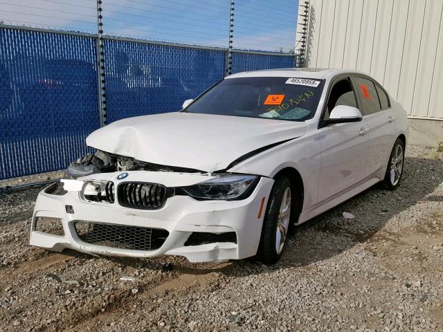 WBA3B9C59DF586183 - 2013 BMW 335 XI WHITE photo 2