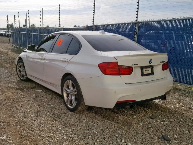 WBA3B9C59DF586183 - 2013 BMW 335 XI WHITE photo 3