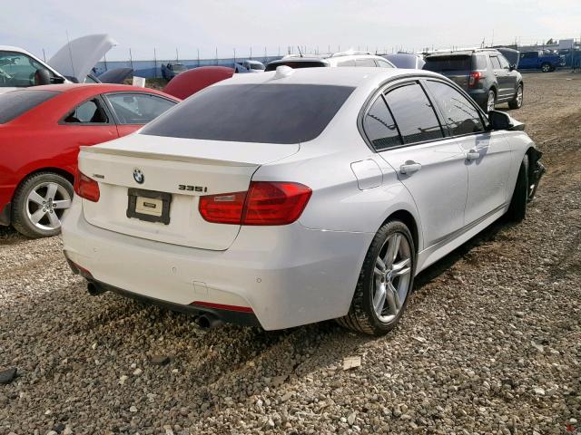 WBA3B9C59DF586183 - 2013 BMW 335 XI WHITE photo 4