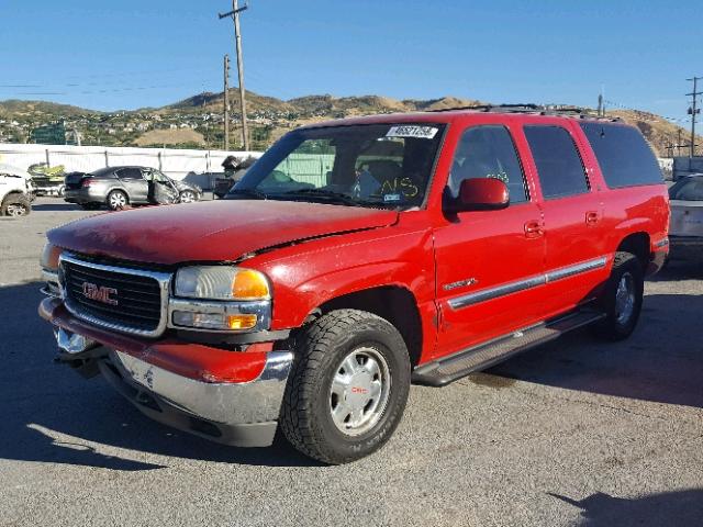 3GKFK16T1YG115875 - 2000 GMC YUKON XL K RED photo 2