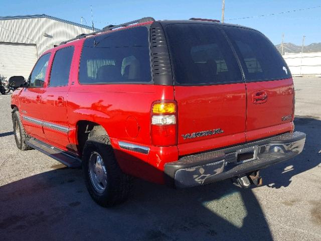 3GKFK16T1YG115875 - 2000 GMC YUKON XL K RED photo 3