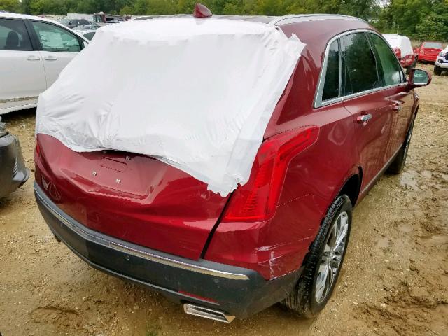 1GYKNCRS1KZ184471 - 2019 CADILLAC XT5 LUXURY RED photo 4