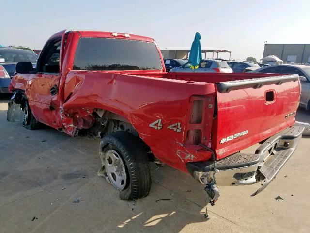 1GCEK14T93Z249942 - 2003 CHEVROLET SILVERADO RED photo 3