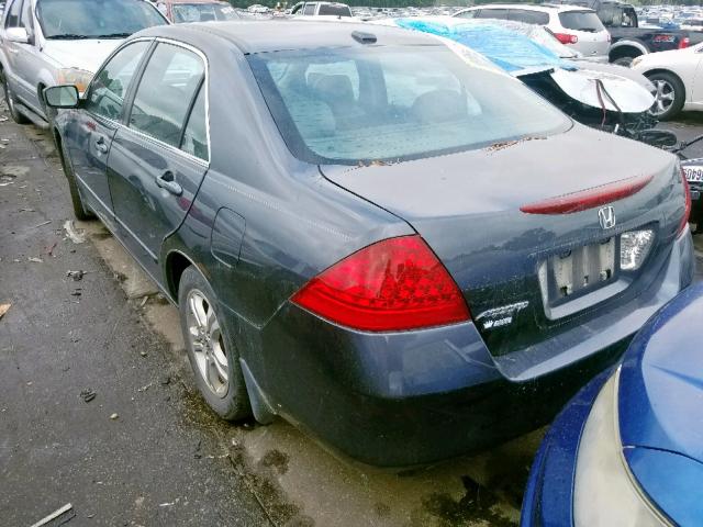 1HGCM56806A136984 - 2006 HONDA ACCORD EX GRAY photo 3