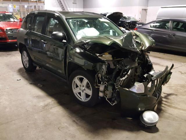 1J8FT47018D589071 - 2008 JEEP COMPASS SP 绿色 照片 1